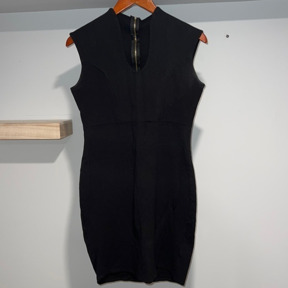 Black dress high‎ neckline